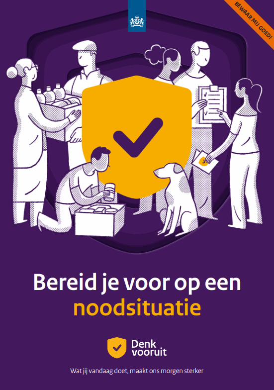 Informatieboekje: bereid je voor op een noodsituatie - denk vooruit