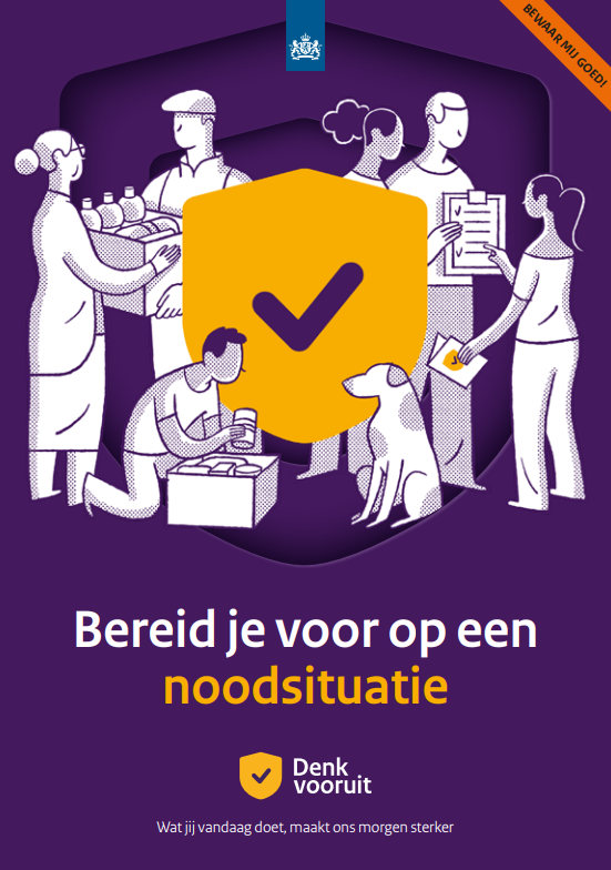 Informatieboekje: bereid je voor op een noodsituatie - denk vooruit