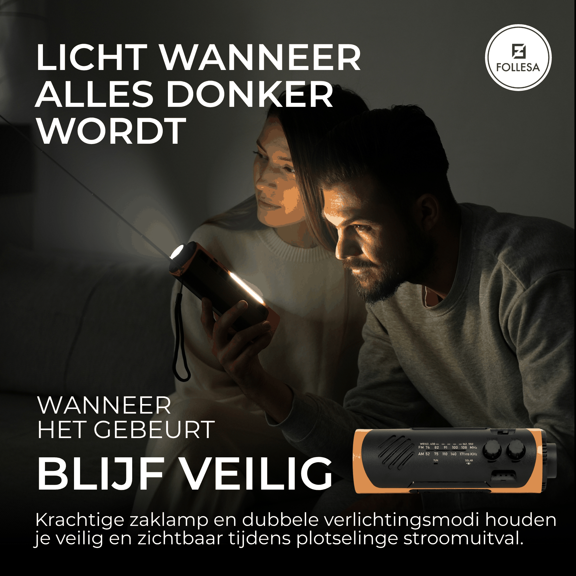 Follesa® NoodRadio 2200 mAh