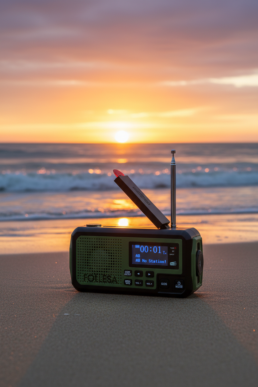 5. Groen - Strand zonsondergang verticaal