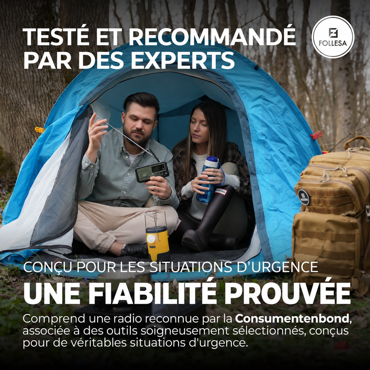 FOLLESA® Kit d'urgence - Kit d'urgence complet