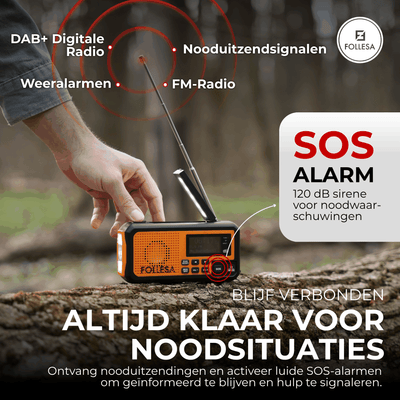 Radio de secours FOLLESA® DAB-373BT
