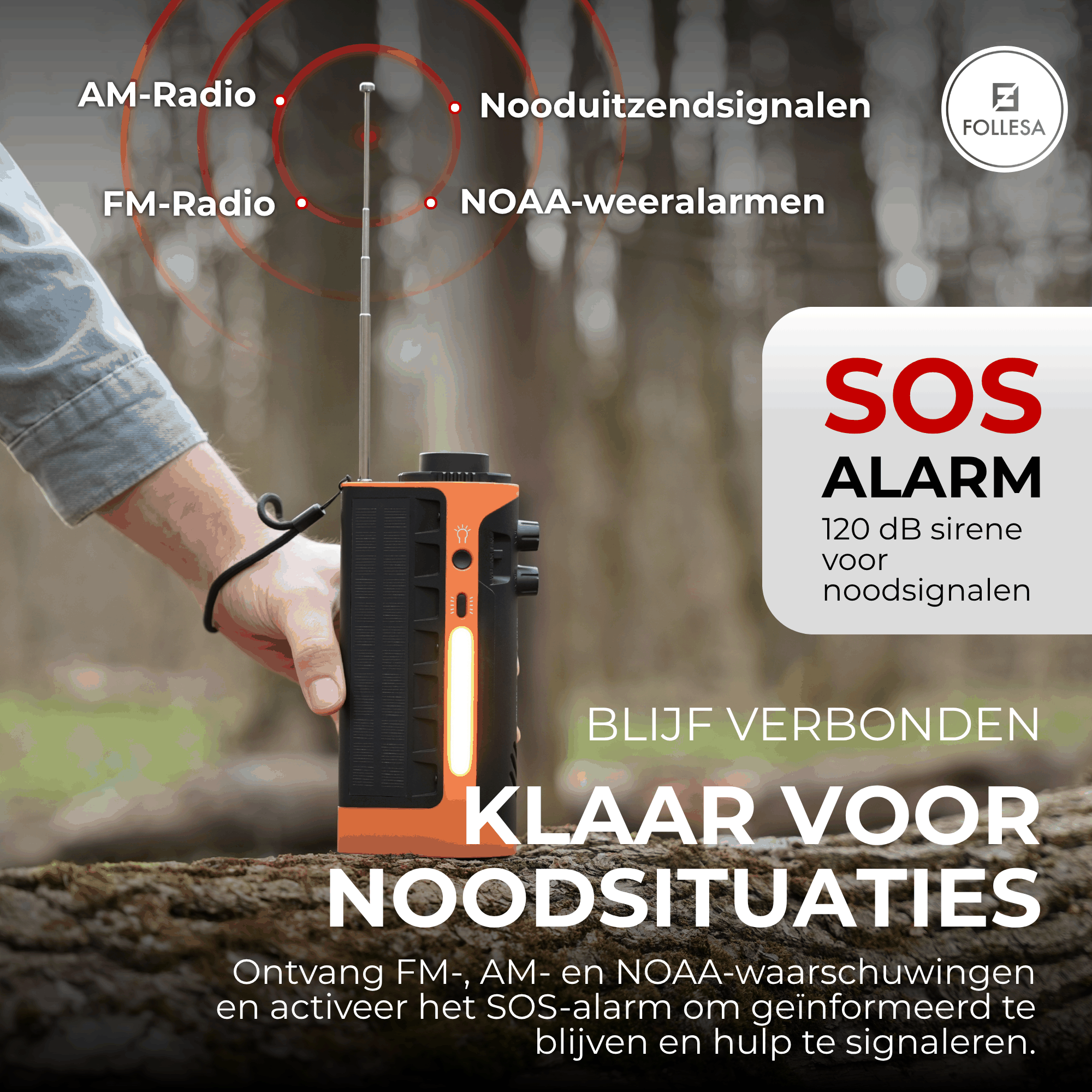Follesa® NoodRadio 2200 mAh