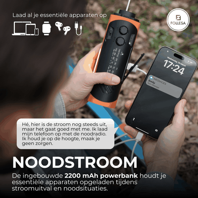 Follesa® NoodRadio 2200 mAh