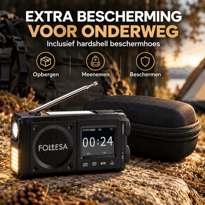 FOLLESA® DAB-383BT Noodradio. Ultra Edition