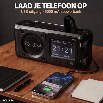 FOLLESA® DAB-383BT Noodradio. Ultra Edition