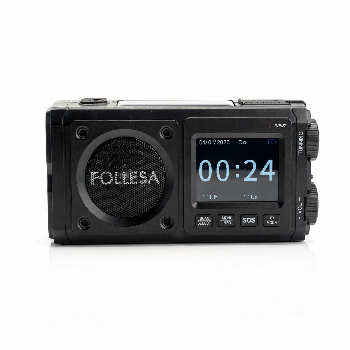 FOLLESA® DAB-383BT Emergency Radio. Ultra Edition