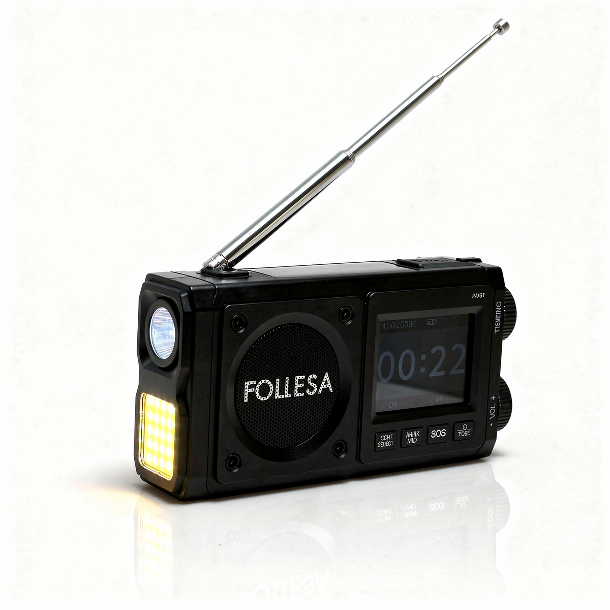 FOLLESA® DAB-383BT Emergency Radio. Ultra Edition