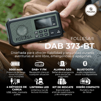 Radio de emergencia FOLLESA DAB-373BT – imagen 10