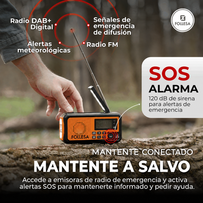 Radio de emergencia FOLLESA DAB-373BT – imagen 17