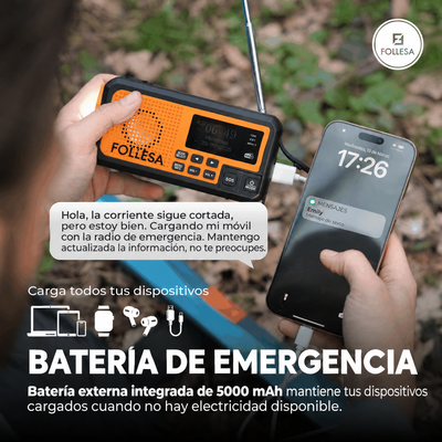 Radio de emergencia FOLLESA DAB-373BT – imagen 16