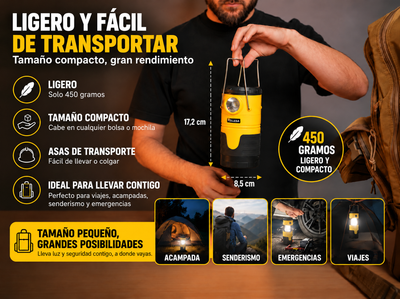 Linterna de camping LED FOLLESA 5000 mAh – imagen 39