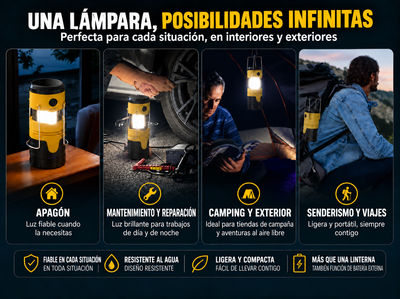 Linterna de camping LED FOLLESA 5000 mAh – imagen 38