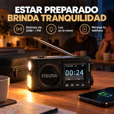 Radio de emergencia FOLLESA DAB-383BT Ultra Edition – imagen 48
