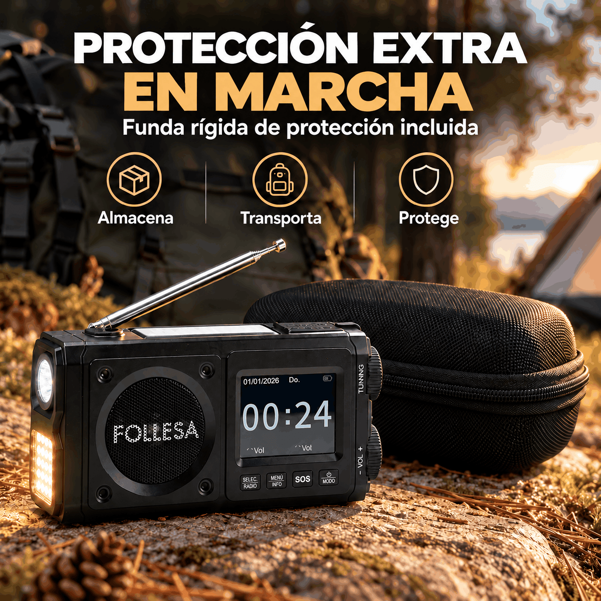 Radio de emergencia FOLLESA DAB-383BT Ultra Edition – imagen 51
